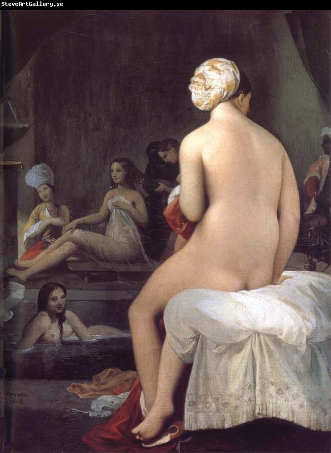 Jean Auguste Dominique Ingres Little Bather or Inside a Harem